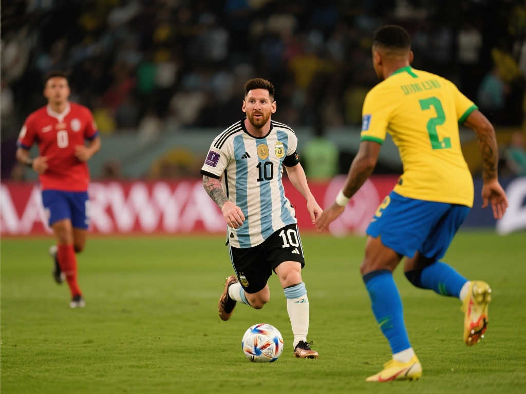 南美巅峰对决：巴西对阵阿根廷比分预测，阿根廷或将险胜